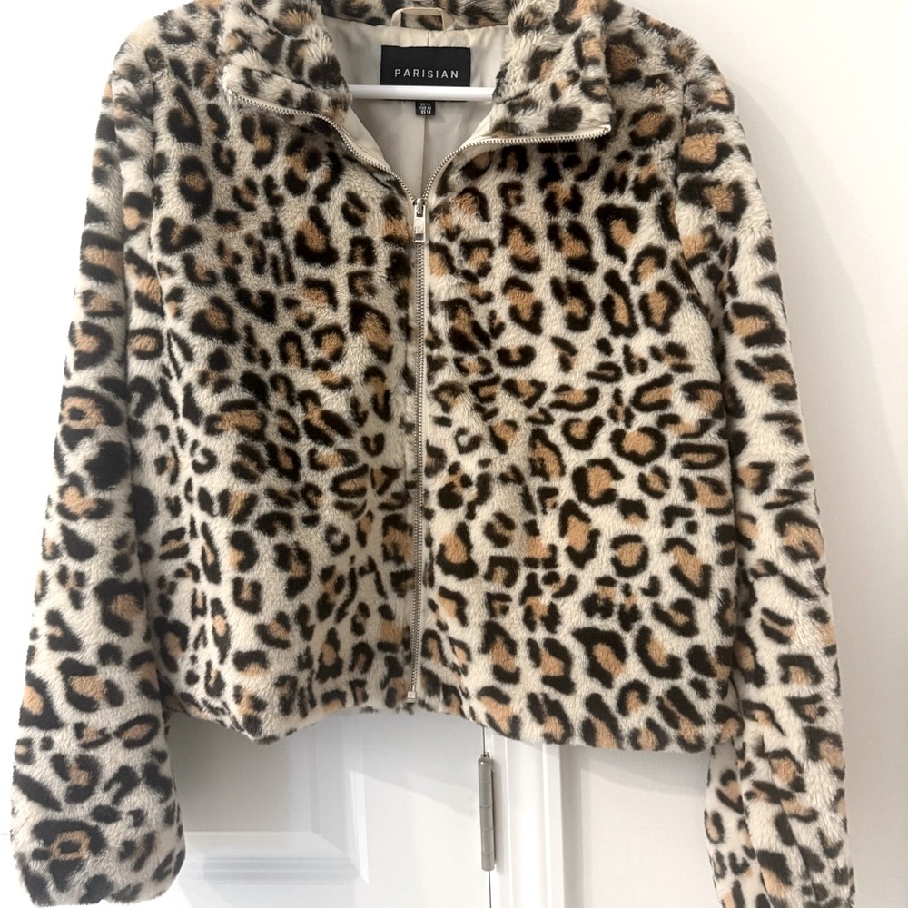 Leopard Bomber Jacket